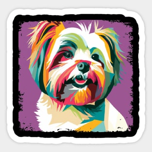 Biewer Terrier Pop Art - Dog Lover Gifts Sticker